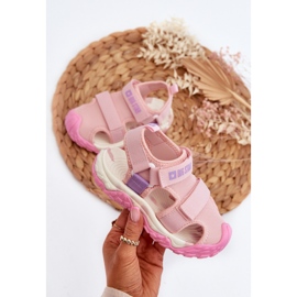 Sandalias Velcro Niña Big Star NN374234 Rosa rosado 3