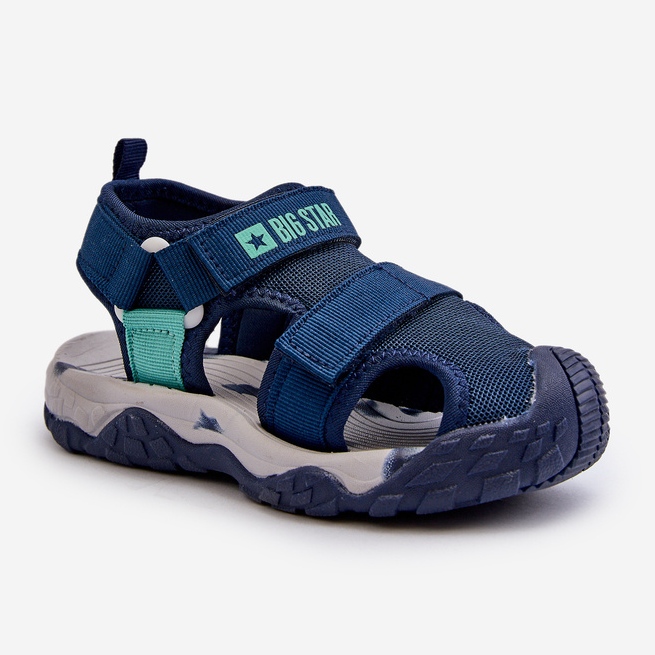 Sandalias Velcro Niño Big Star NN374236 Azul Marino 1