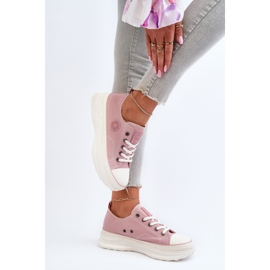 Zapatillas de mujer con suela maciza Big Star NN274129 Rosa rosado 10