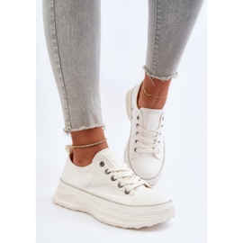 Zapatillas de Mujer con Suela Maciza Big Star NN274126 Blanco 2