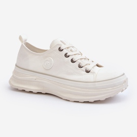 Zapatillas de Mujer con Suela Maciza Big Star NN274126 Blanco 4