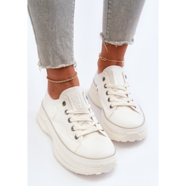 Zapatillas de Mujer con Suela Maciza Big Star NN274126 Blanco 7
