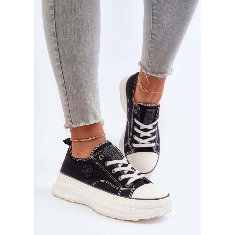 Zapatillas de mujer con suela maciza Big Star NN274125 Negro 1