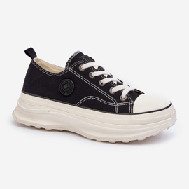 Zapatillas de mujer con suela maciza Big Star NN274125 Negro 3
