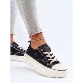 Zapatillas de mujer con suela maciza Big Star NN274125 Negro 5