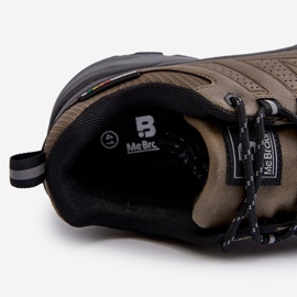 Zapatos de senderismo caqui McBraun para hombre verde 3