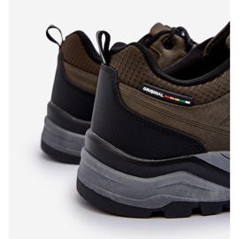 Zapatos de senderismo caqui McBraun para hombre verde 6
