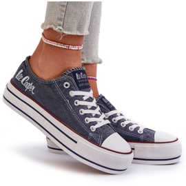 Zapatillas de Mujer con Suela Gruesa Lee Cooper LCW-24-31-2220 Azul Marino 10