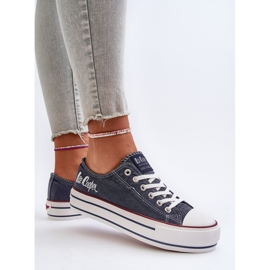 Zapatillas de Mujer con Suela Gruesa Lee Cooper LCW-24-31-2220 Azul Marino 7