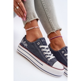 Zapatillas de Mujer con Suela Gruesa Lee Cooper LCW-24-31-2220 Azul Marino 1