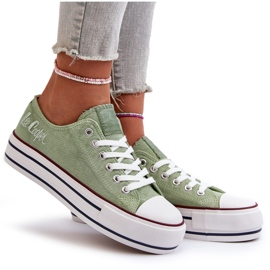 Zapatillas de Mujer con Suela Gruesa Lee Cooper LCW-24-31-2217 Verde 9