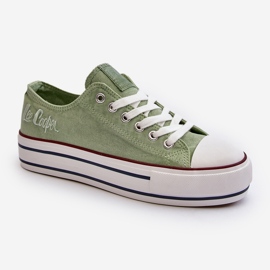 Zapatillas de Mujer con Suela Gruesa Lee Cooper LCW-24-31-2217 Verde 1