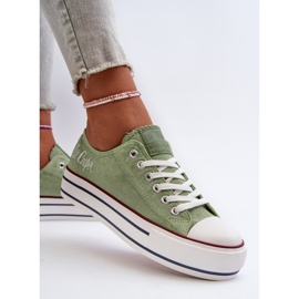 Zapatillas de Mujer con Suela Gruesa Lee Cooper LCW-24-31-2217 Verde 6