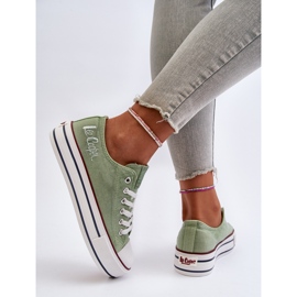 Zapatillas de Mujer con Suela Gruesa Lee Cooper LCW-24-31-2217 Verde 7