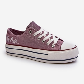 Zapatillas de Mujer con Suela Gruesa Lee Cooper LCW-24-31-2219 Morado púrpura 2