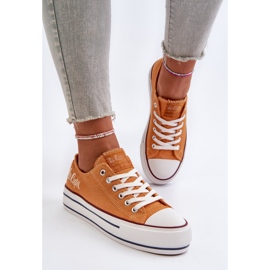 Zapatillas de Mujer con Suela Gruesa Lee Cooper LCW-24-31-2216 Naranja 7