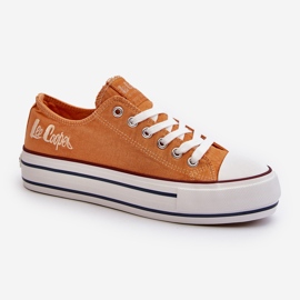 Zapatillas de Mujer con Suela Gruesa Lee Cooper LCW-24-31-2216 Naranja 4