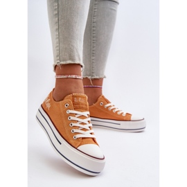 Zapatillas de Mujer con Suela Gruesa Lee Cooper LCW-24-31-2216 Naranja 6