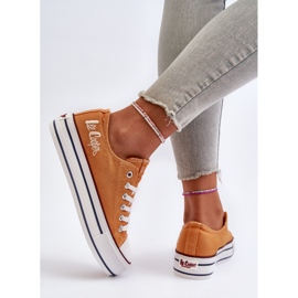 Zapatillas de Mujer con Suela Gruesa Lee Cooper LCW-24-31-2216 Naranja 10