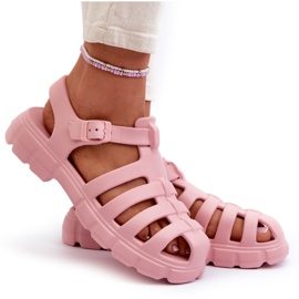 Sandalias Romanas Mujer Espuma Rosa Gasaria rosado 10