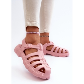 Sandalias Romanas Mujer Espuma Rosa Gasaria rosado 4