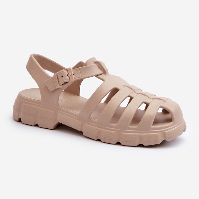 Sandalias Romanas Mujer Espuma Beige Gasaria 1