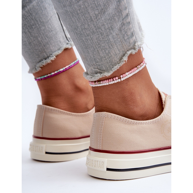 Zapatillas Bajas Mujer Big Star NN274272 Beige 2