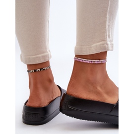 Chanclas De Mujer De Espuma En La Plataforma Con Hebilla Big Star NN274A662 Negro 6