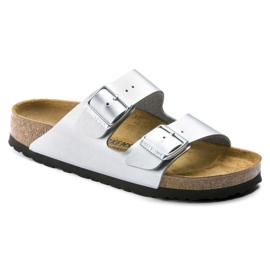Chanclas Birkenstock Arizona Bf 1012283 plata 1