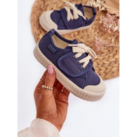 Zapatillas infantiles HI-POLY System Big Star NN374016 Azul marino 2