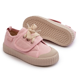 Zapatillas infantiles HI-POLY System Big Star NN374019 Rosa rosado 5