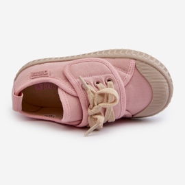 Zapatillas infantiles HI-POLY System Big Star NN374019 Rosa rosado 4