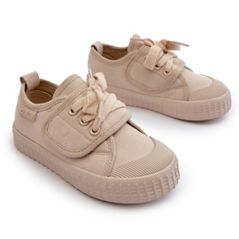 Zapatillas infantiles HI-POLY System Big Star NN374017 Beige 6
