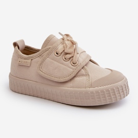 Zapatillas infantiles HI-POLY System Big Star NN374017 Beige 2