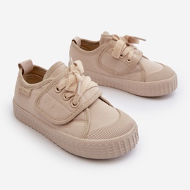 Zapatillas infantiles HI-POLY System Big Star NN374017 Beige 4