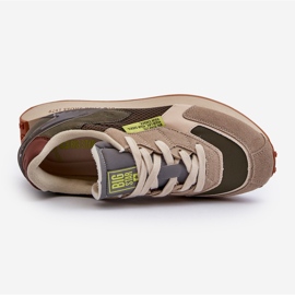 Calzado Deportivo Zapatillas Hombre Memory Foam System Big Star NN174345 Caqui verde 2