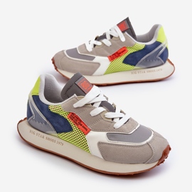 Zapatillas Deportivas De Hombre Sistema Memory Foam Big Star NN174344 Gris 4