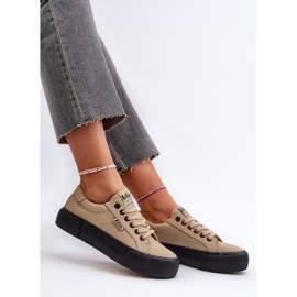 Zapatillas de mujer Lee Cooper LCW-24-31-2721 Beige 7