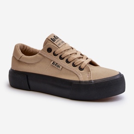 Zapatillas de mujer Lee Cooper LCW-24-31-2721 Beige 1