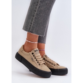 Zapatillas de mujer Lee Cooper LCW-24-31-2721 Beige 2