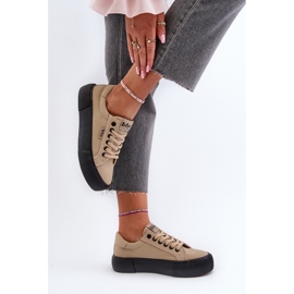 Zapatillas de mujer Lee Cooper LCW-24-31-2721 Beige 6