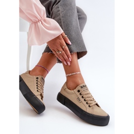 Zapatillas de mujer Lee Cooper LCW-24-31-2721 Beige 8