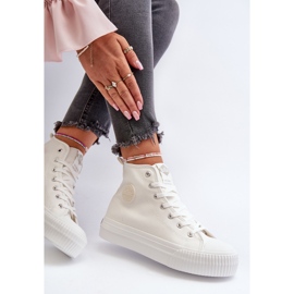 Zapatillas altas para mujer Lee Cooper LCW-24-02-2132 Blanco 1