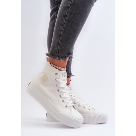 Zapatillas altas para mujer Lee Cooper LCW-24-02-2132 Blanco 3