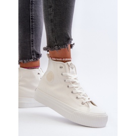 Zapatillas altas para mujer Lee Cooper LCW-24-02-2132 Blanco 6