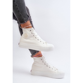 Zapatillas altas para mujer Lee Cooper LCW-24-02-2132 Blanco 9