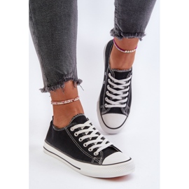 Zapatillas Bajas Clásicas Mujer Negro Caelira 4