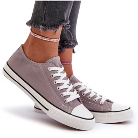 Zapatillas Bajas Clásicas Mujer Gris Caelira 8