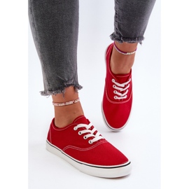 Zapatillas clásicas rojas Olvali para mujer rojo 4