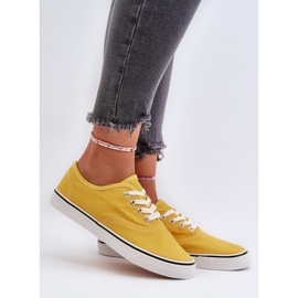 Zapatillas deportivas clásicas amarillas para mujer Olvali amarillo 2